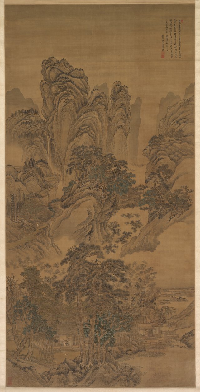 Landskap, 1632-1717. av Wang Hui
