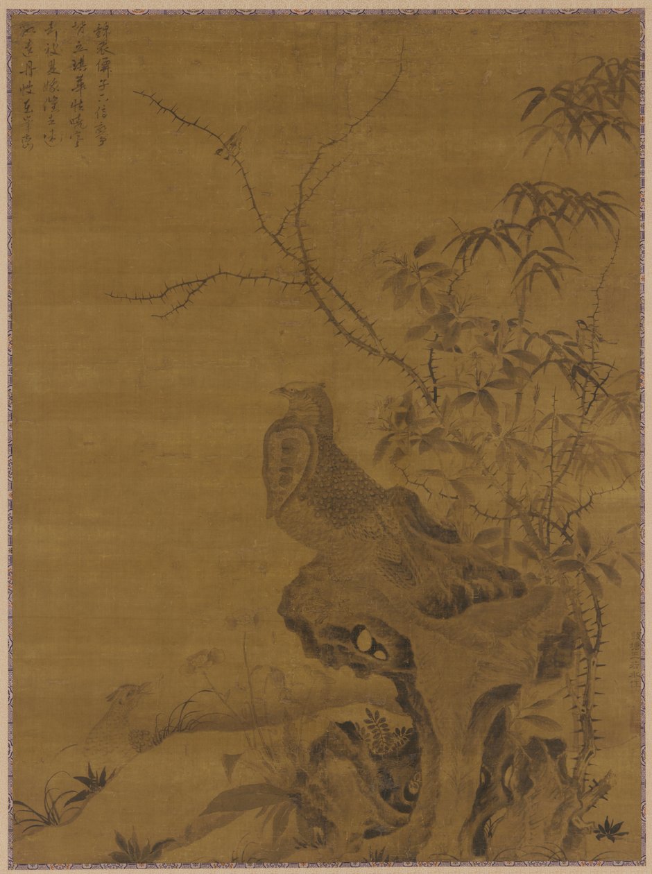 Fasaner, Yuan-dynastiet, 1300-tallet. av Wang Yuan