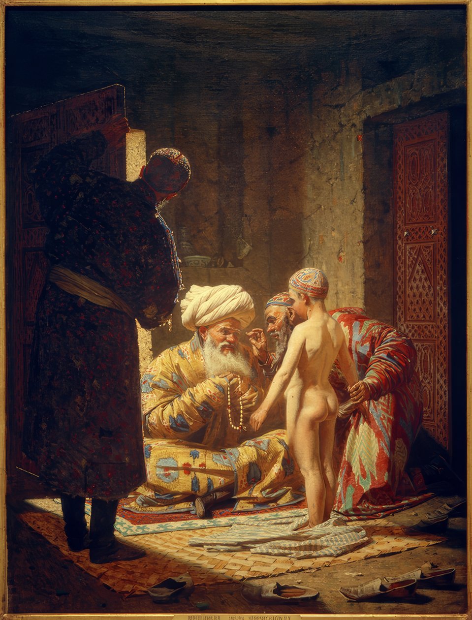 Selger en slavegutt av Wassili W. Werestschagin