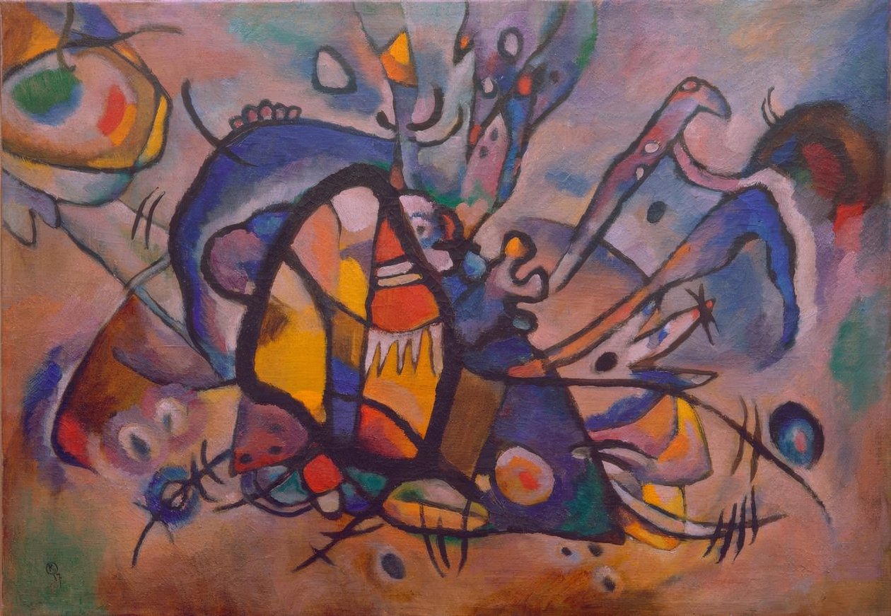 Abstrakt komposisjon (Firebird) av Wassily Kandinsky