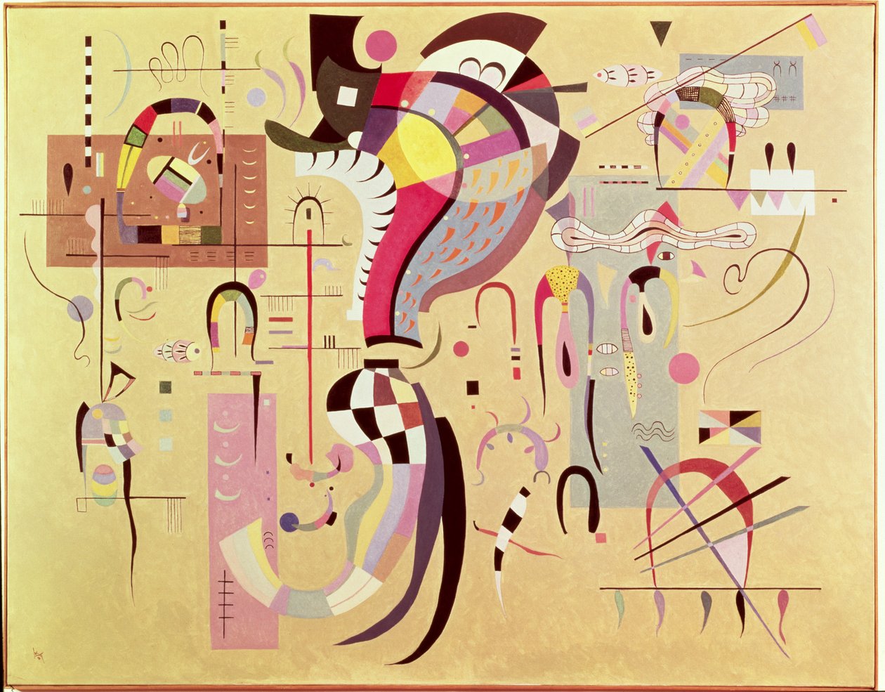 Akkompagnert senter, 1937 av Wassily Kandinsky