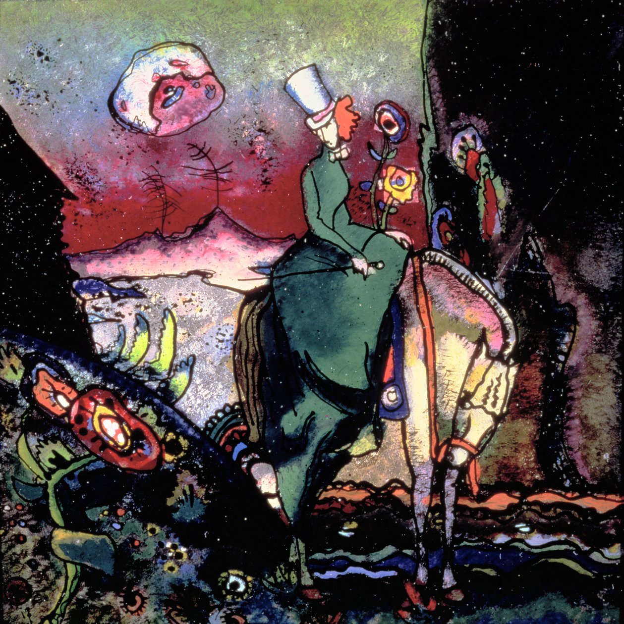 Amazon, 1917 av Wassily Kandinsky