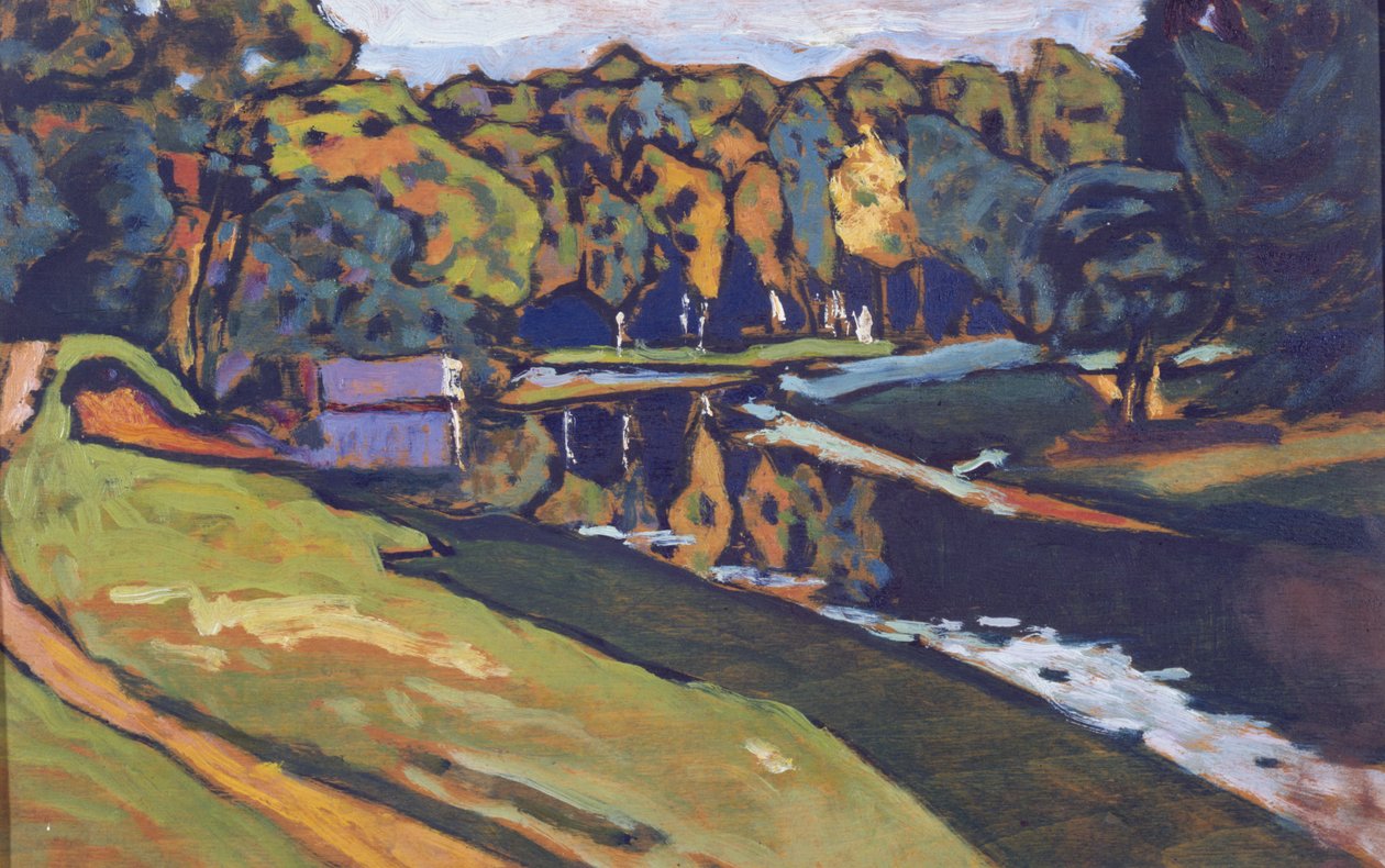 Høst, studie, 1905 av Wassily Kandinsky