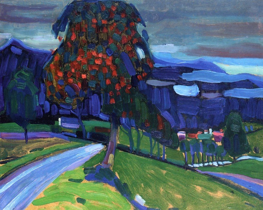 Høst i Murnau av Wassily Kandinsky