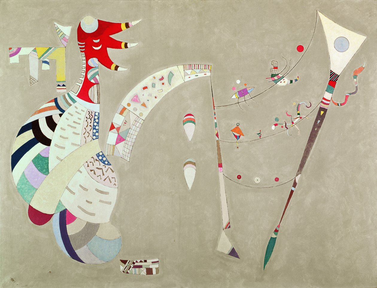 Balansert, 1942 av Wassily Kandinsky