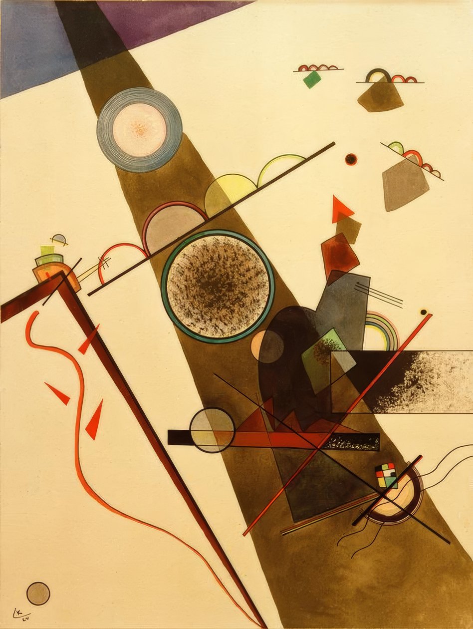 Brun stråle av Wassily Kandinsky