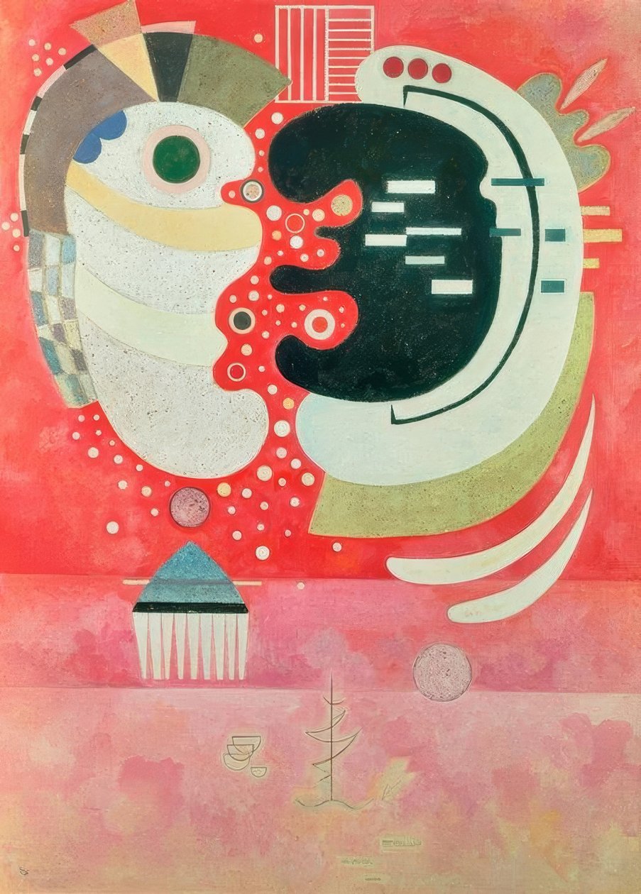 Mellom to av Wassily Kandinsky