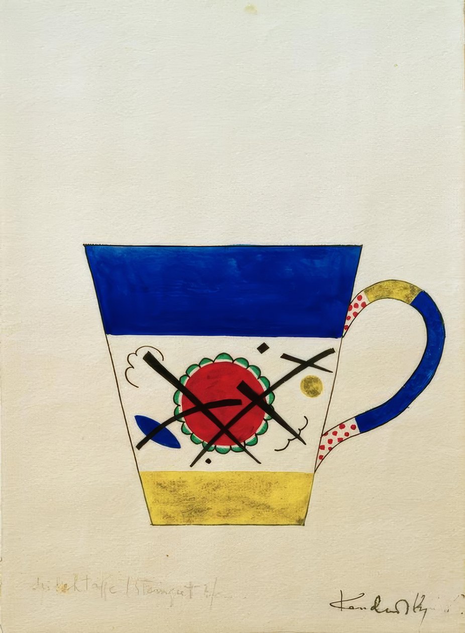 Design for en melkekopp av Wassily Kandinsky