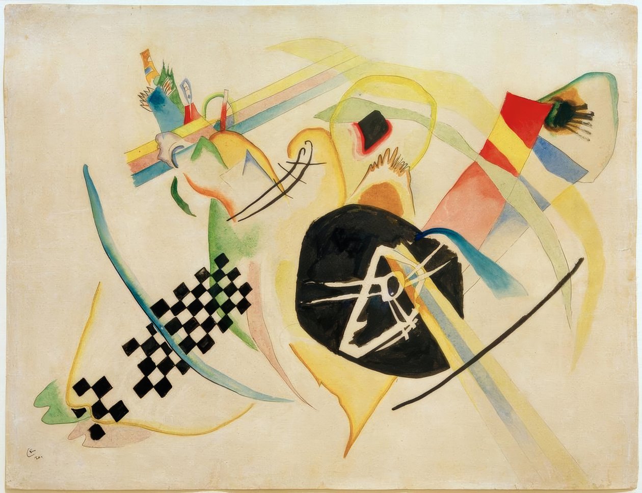 Design for Auf Weiss I av Wassily Kandinsky