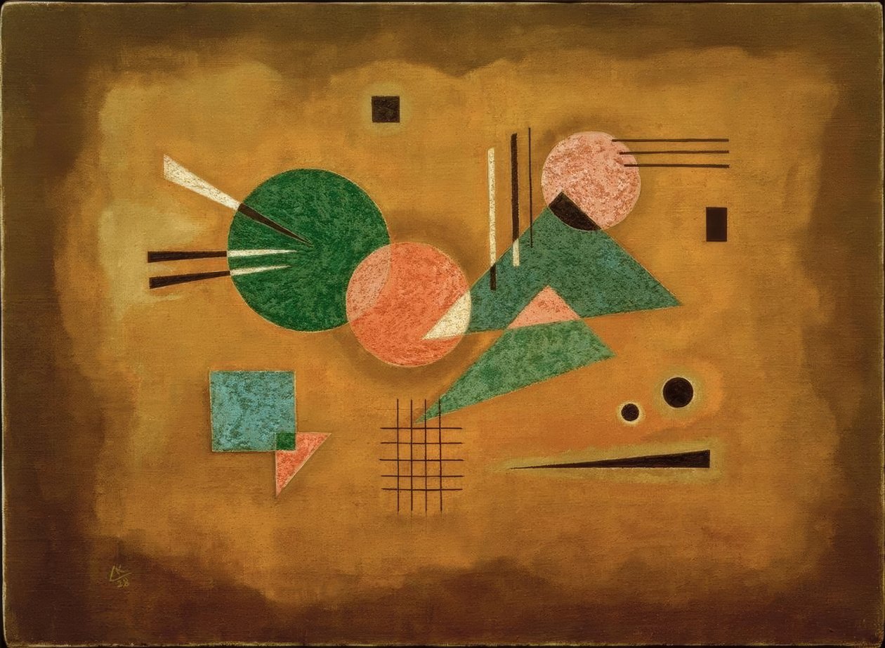 Fusing Pink av Wassily Kandinsky