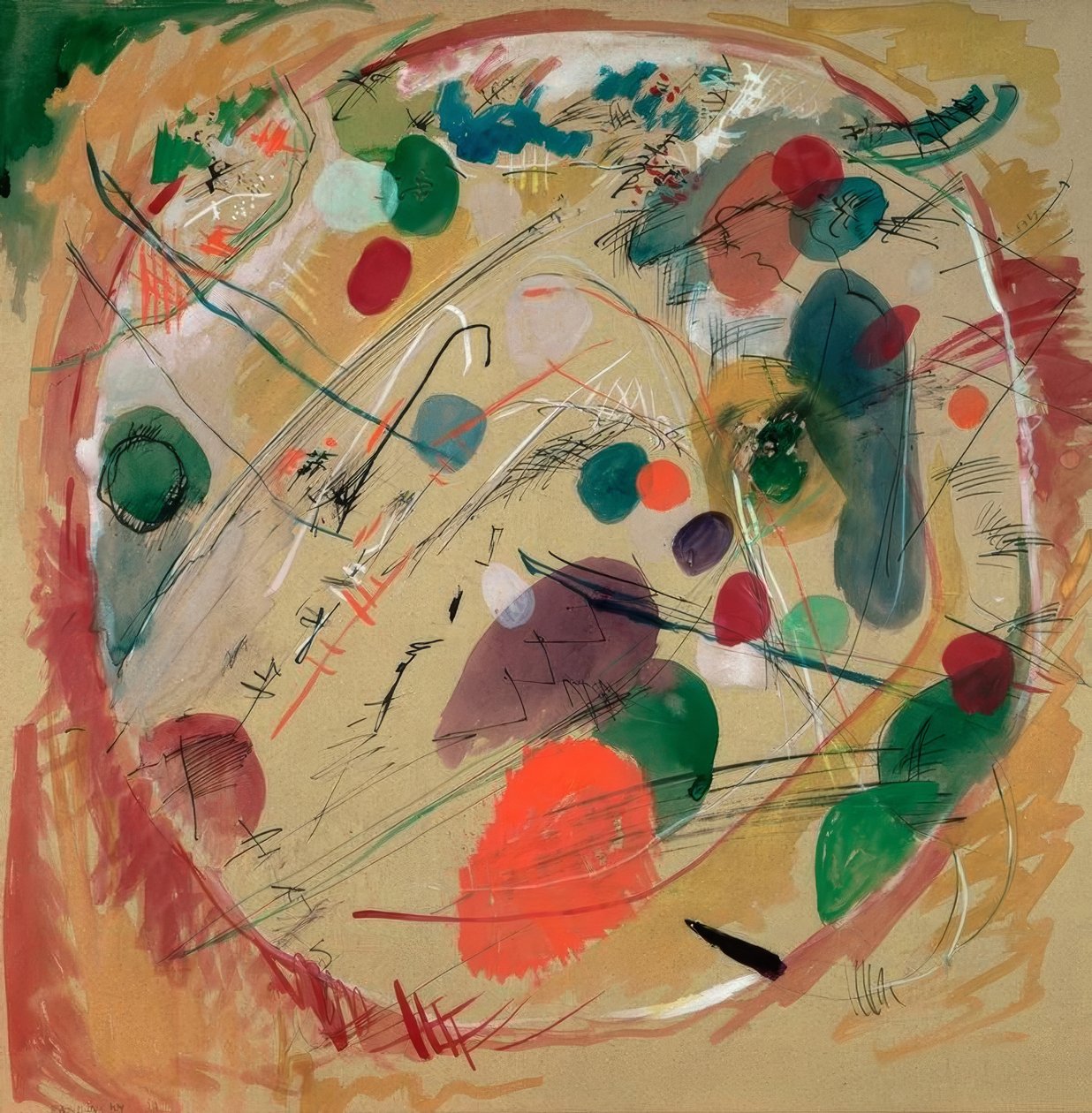 I en sirkel av Wassily Kandinsky