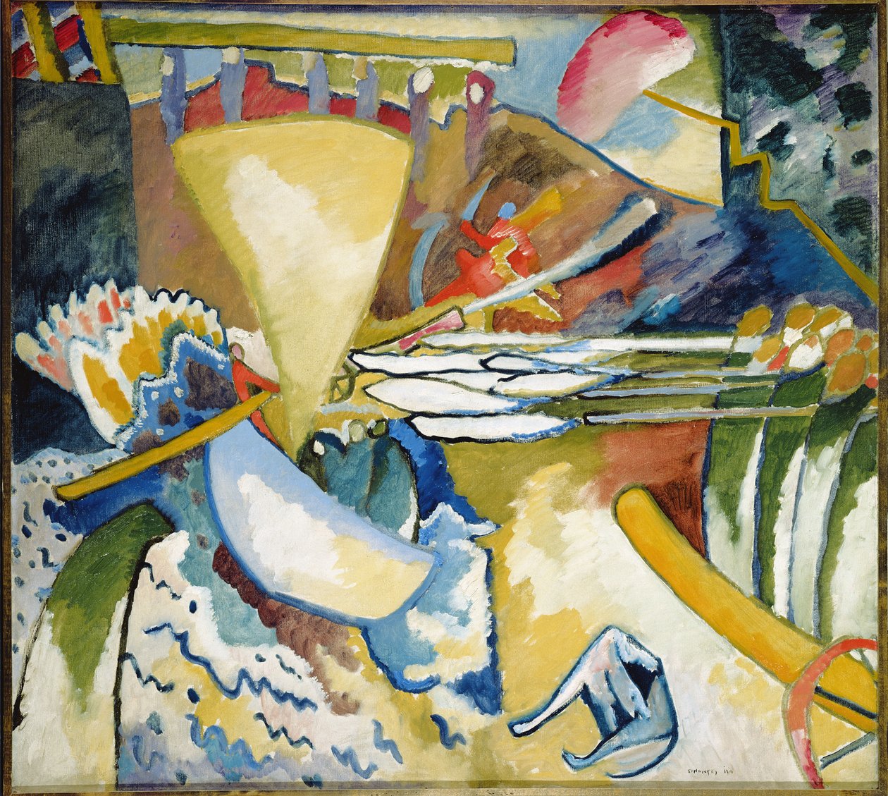 Improvisasjon, 1910 av Wassily Kandinsky