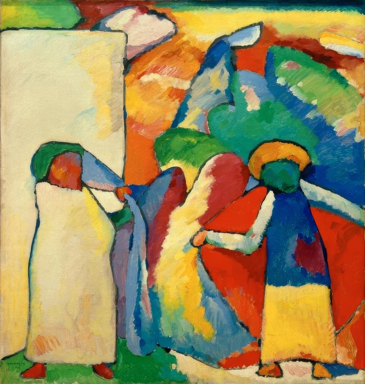 Improvisasjon 6 (afrikansk) av Wassily Kandinsky