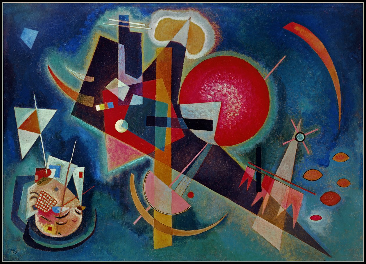 I blått, 1925 av Wassily Kandinsky