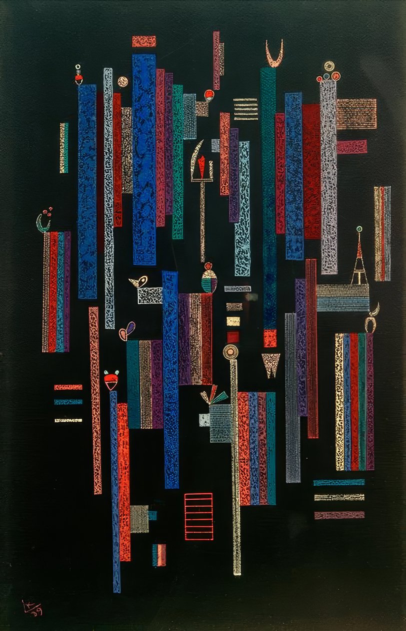 Vertikalt spill av Wassily Kandinsky