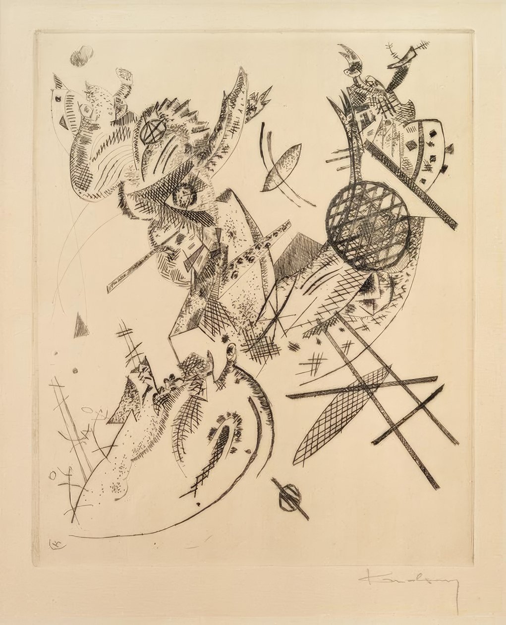 Små verdener XII av Wassily Kandinsky