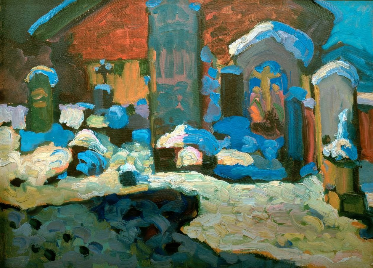 Kochel – Friedhof av Wassily Kandinsky