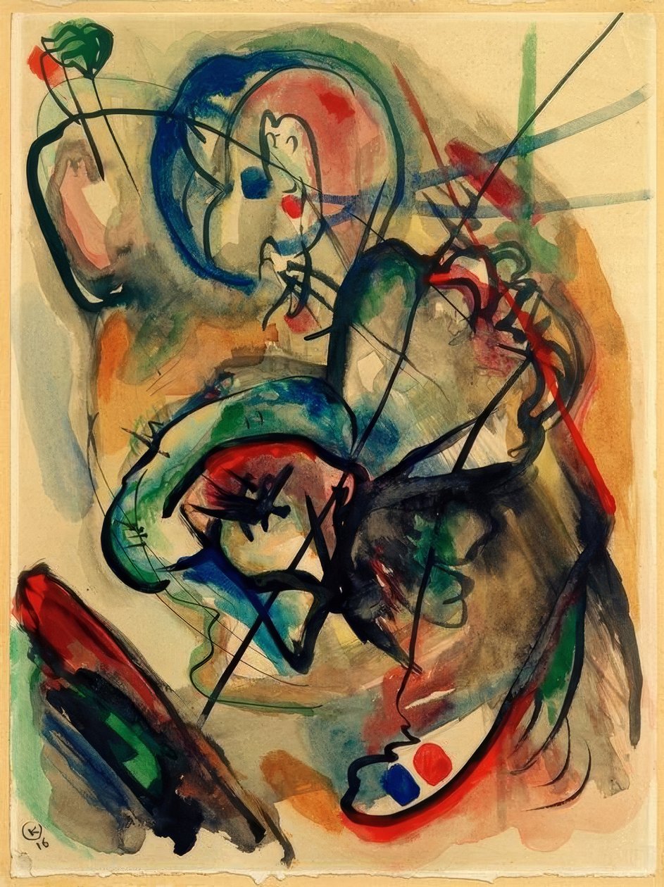 Mer fokusert av Wassily Kandinsky
