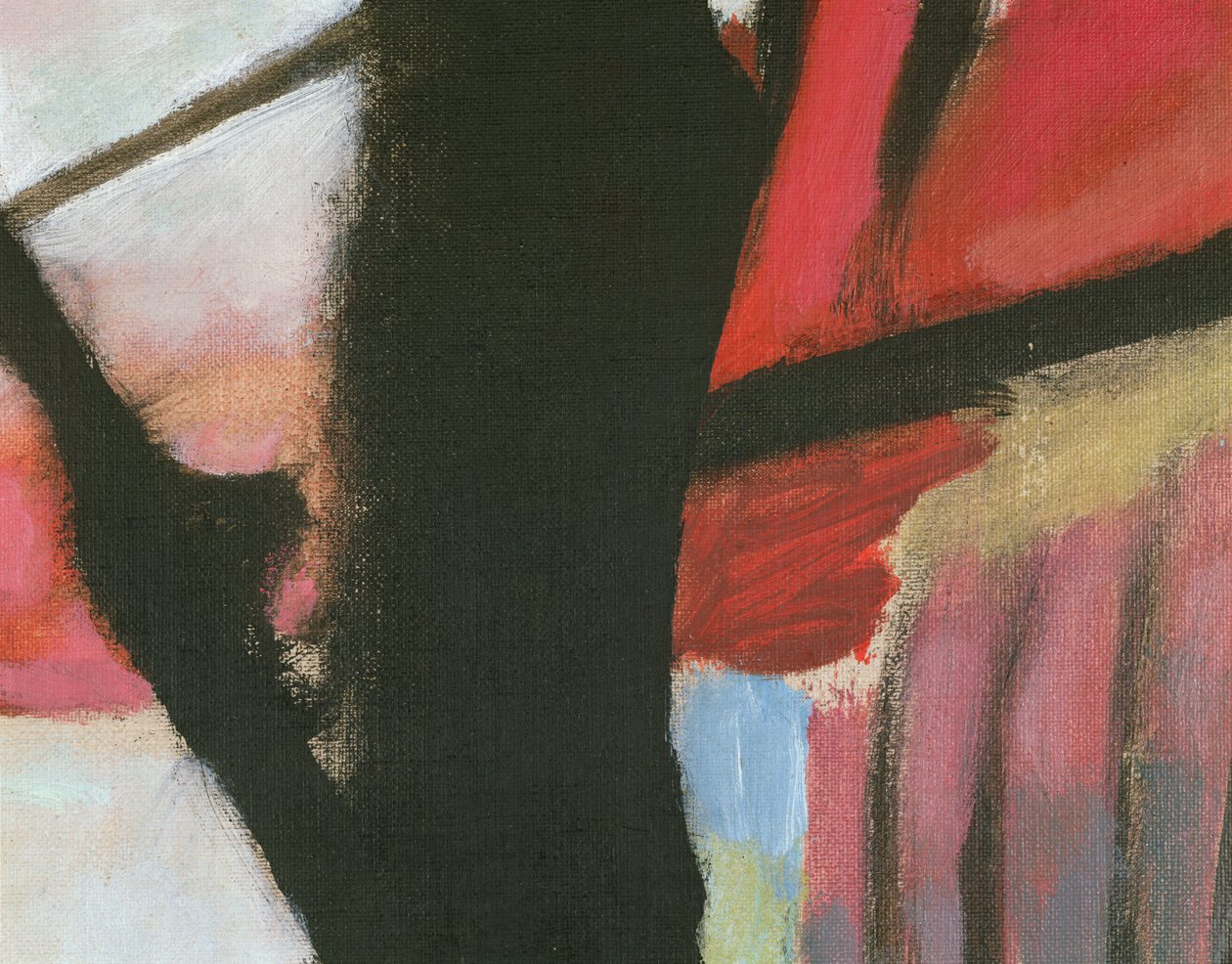 Landskap med svart bue, detalj av Wassily Kandinsky