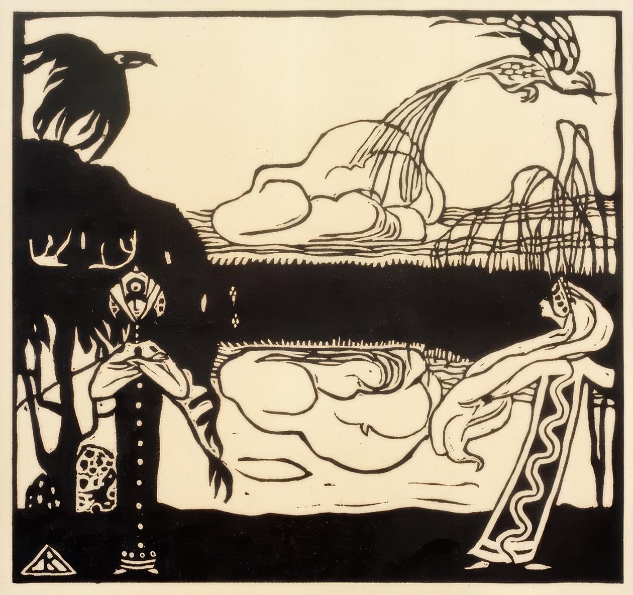 Fuglene av Wassily Kandinsky