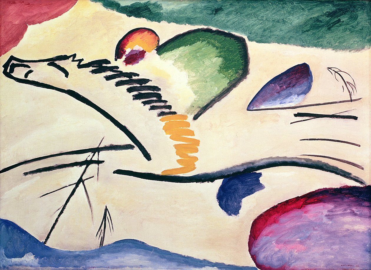 Lyrisk, 1911 av Wassily Kandinsky