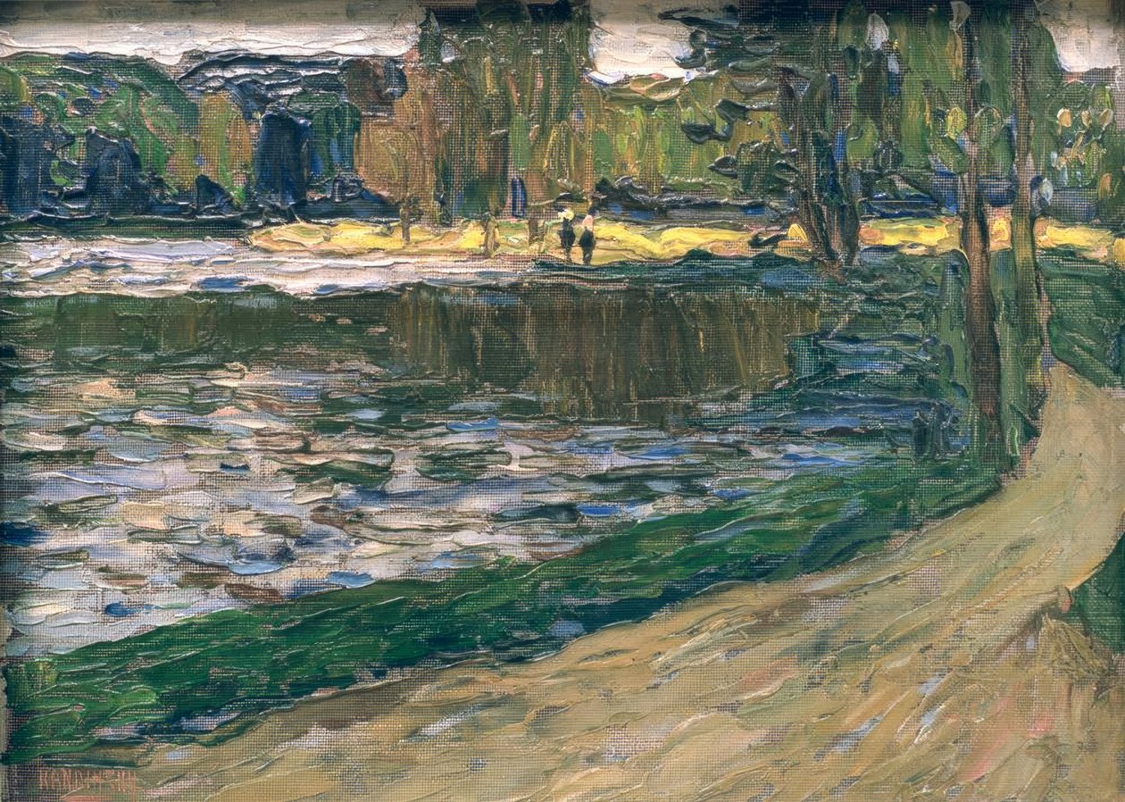 München - Engelsk hage av Wassily Kandinsky