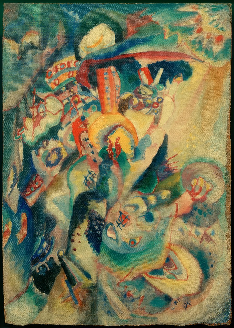 Moskva II av Wassily Kandinsky