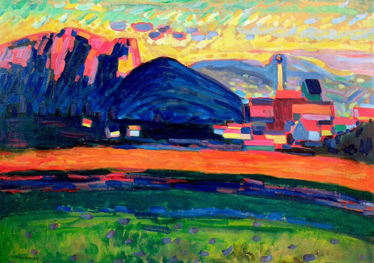Murnau, 1907 av Wassily Kandinsky