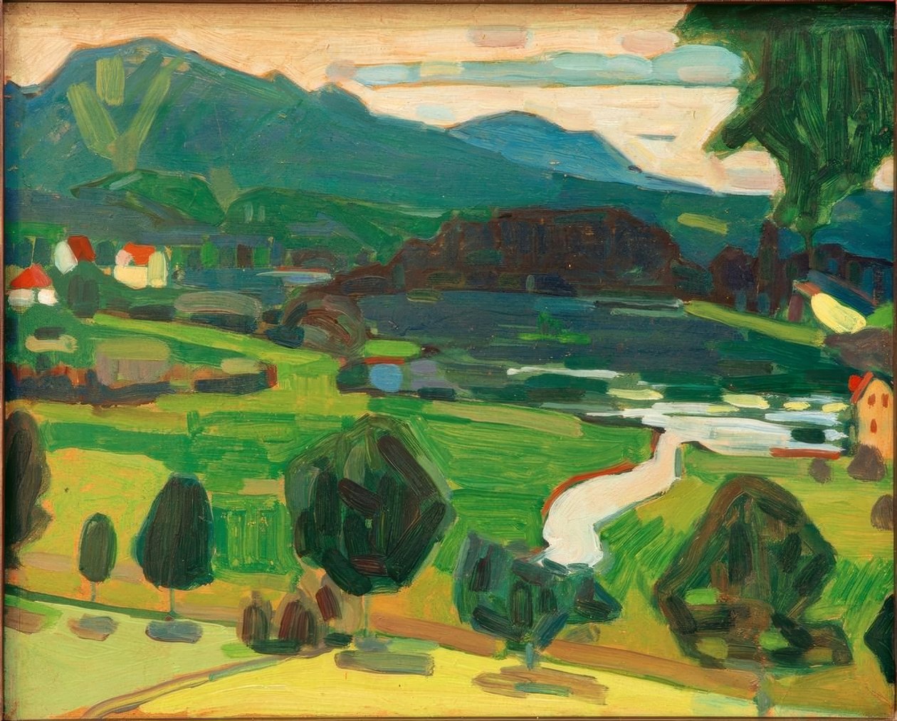 Murnau utsikt over Staffelsee av Wassily Kandinsky