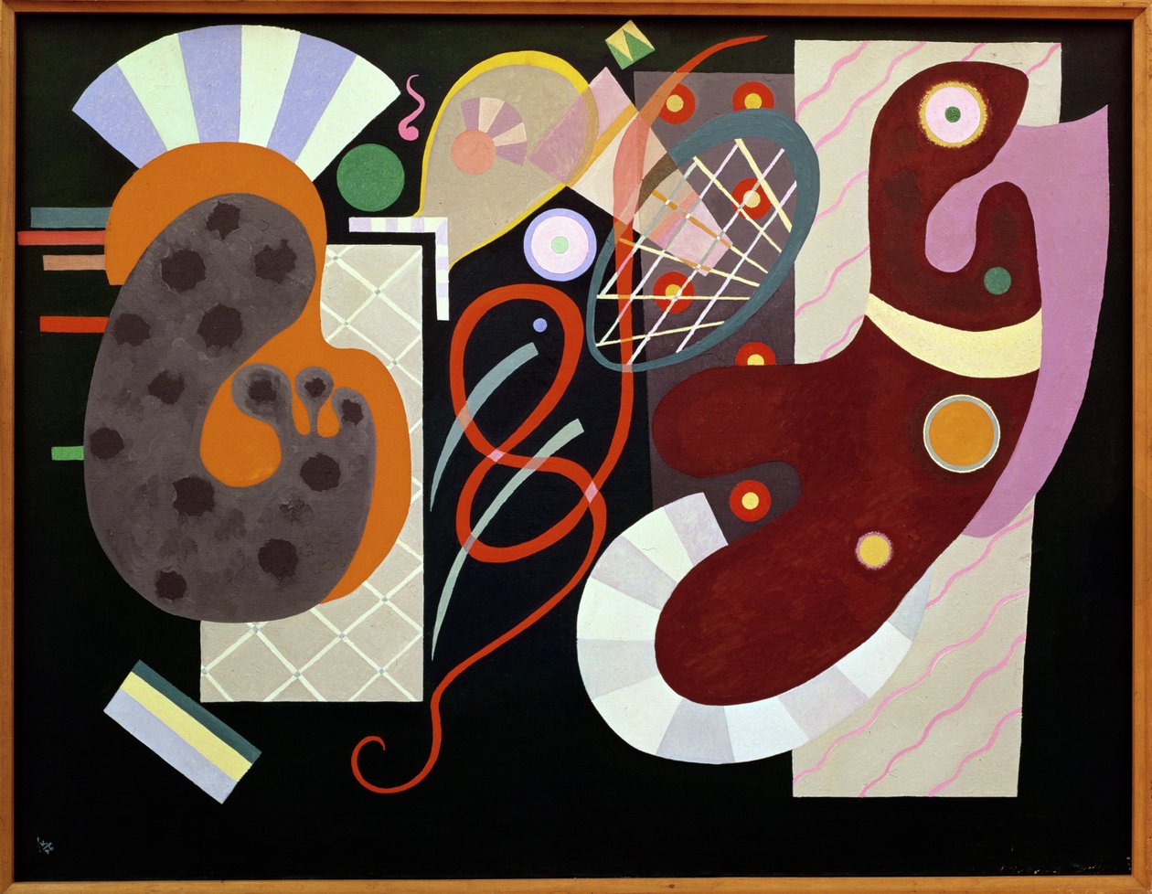 Rød knute, 1936 av Wassily Kandinsky
