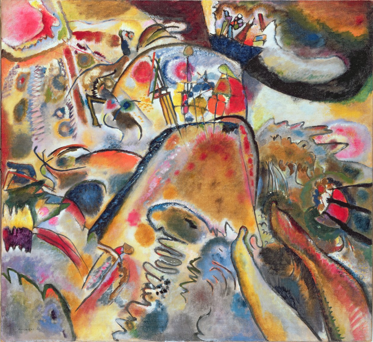 Små gleder, 1913 av Wassily Kandinsky