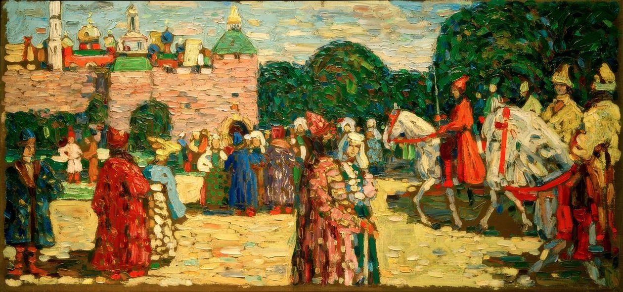 søndag (gammelrussisk) av Wassily Kandinsky