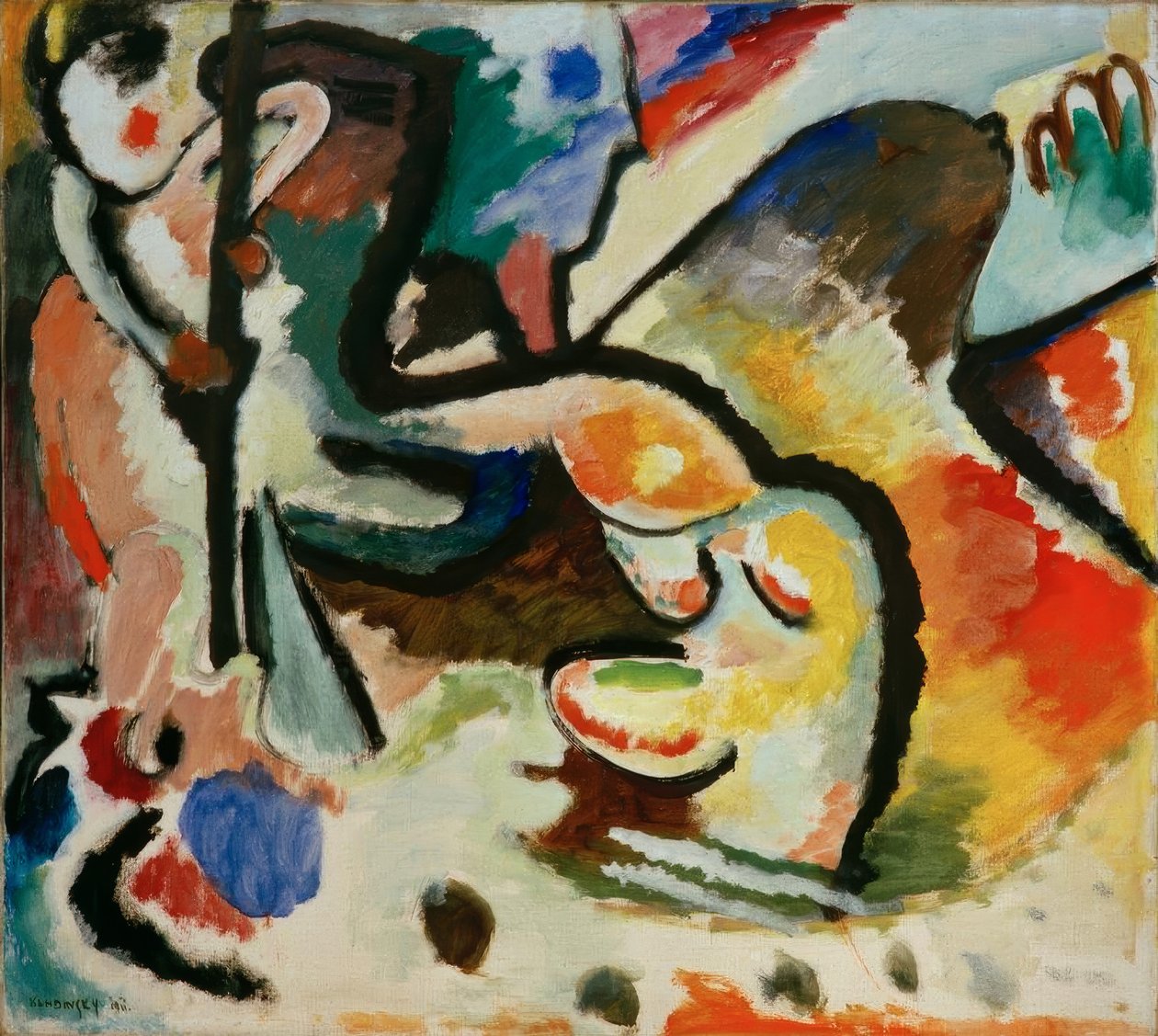 St. Georg III av Wassily Kandinsky