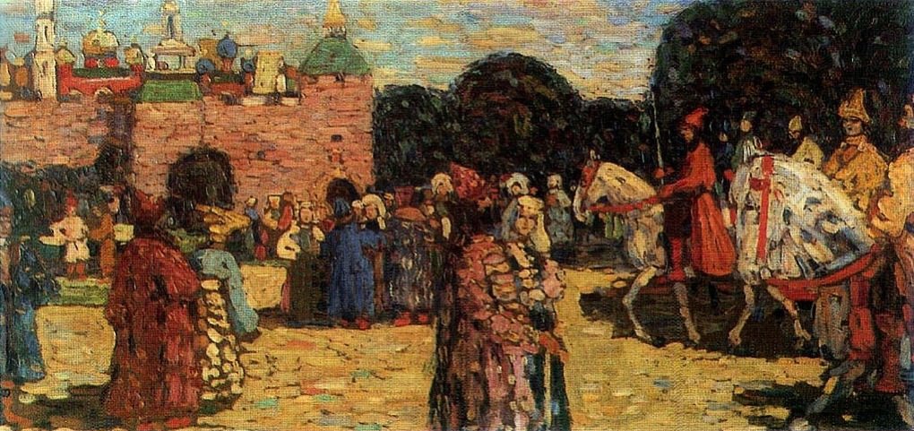 søndag av Wassily Kandinsky