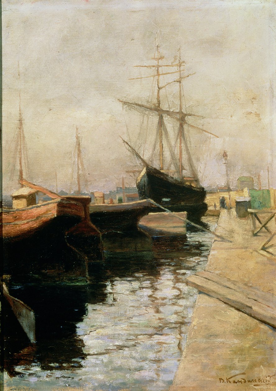Havnen i Odessa, 1900 av Wassily Kandinsky