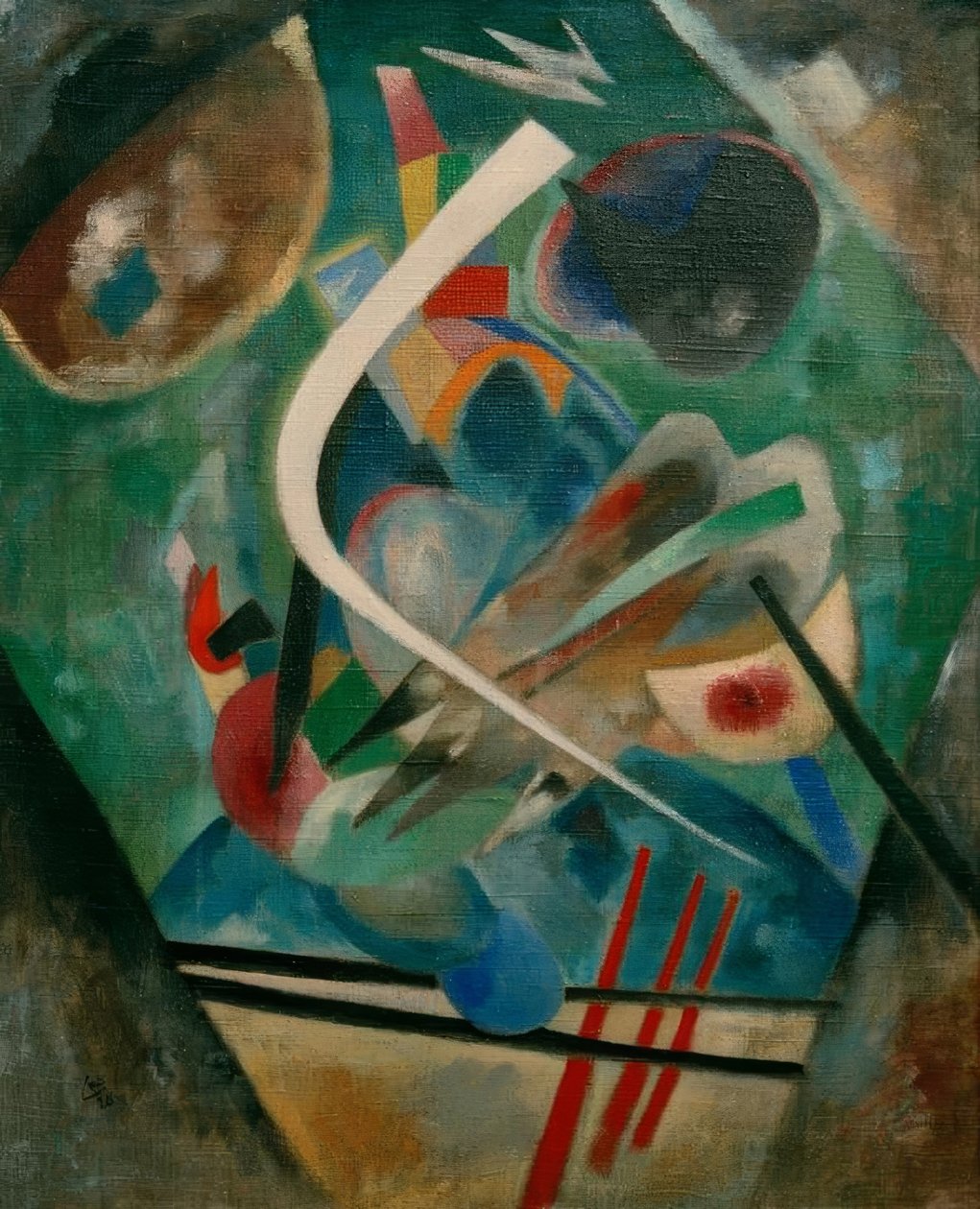 Hvit linje av Wassily Kandinsky
