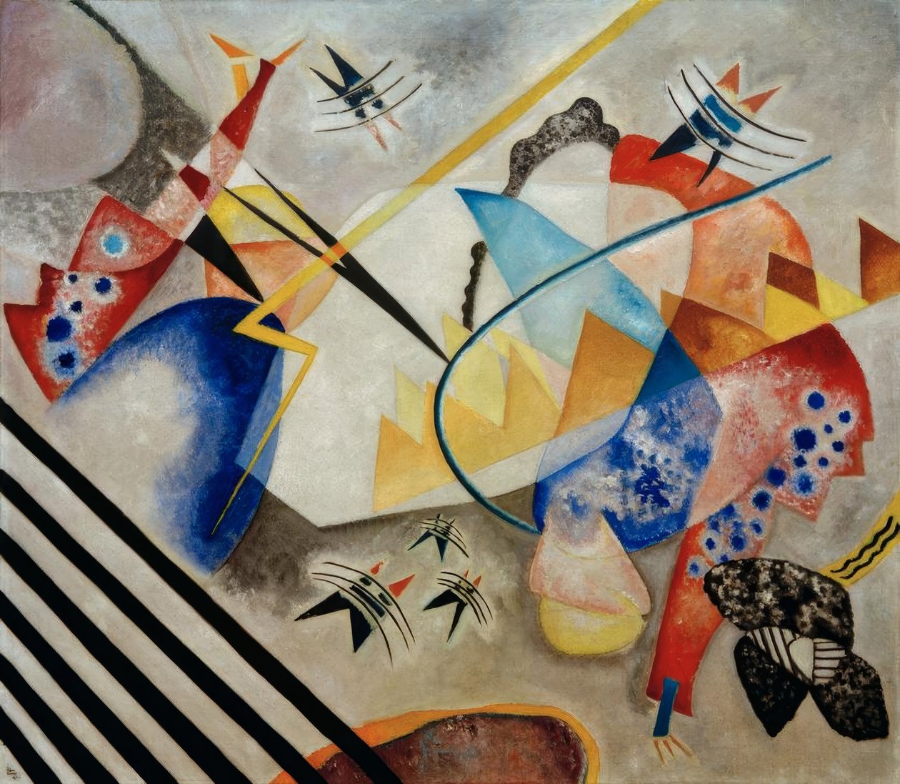 Hvit senter av Wassily Kandinsky