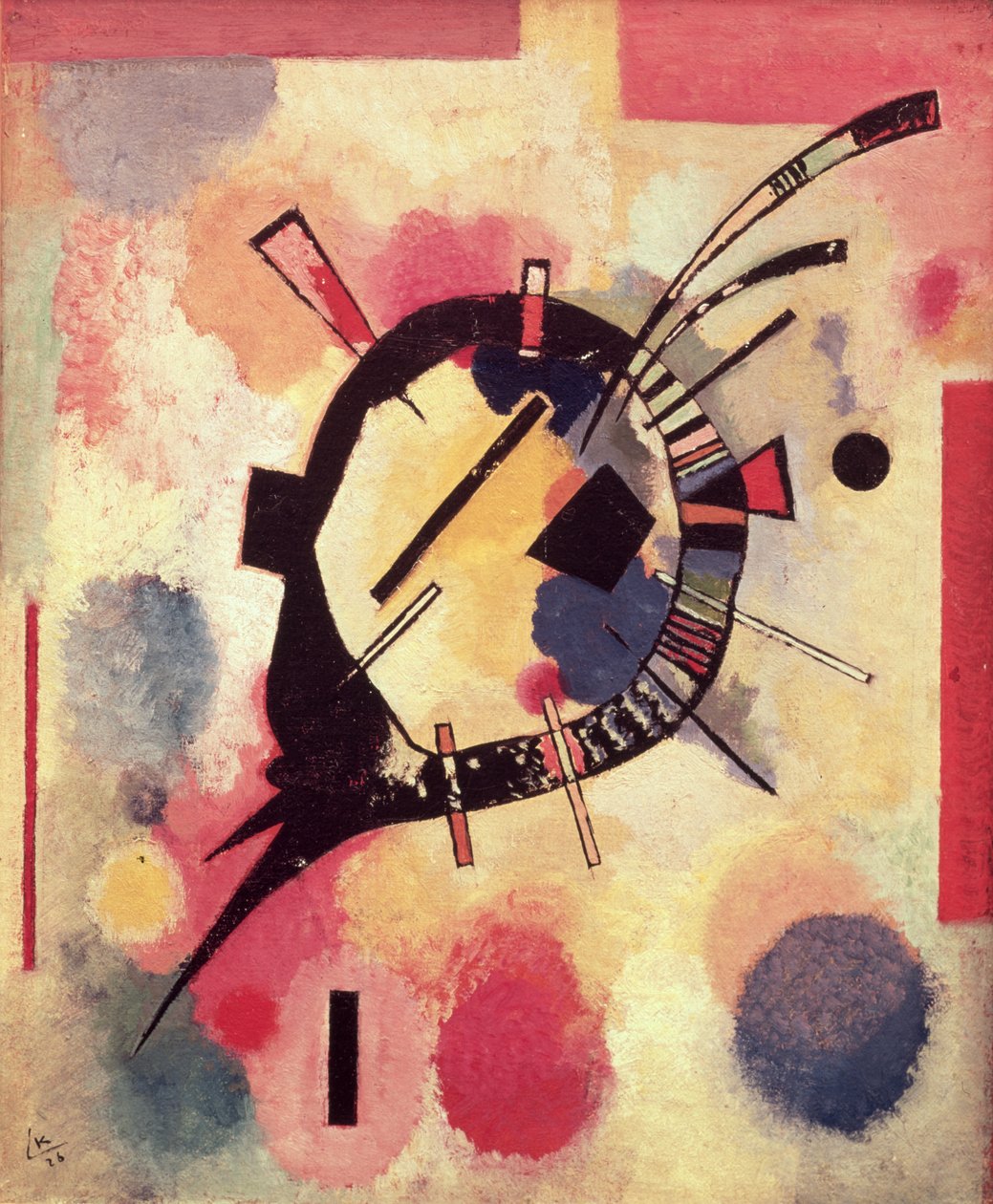 Yellow Centre, 1926 (olje på papp) av Wassily Kandinsky