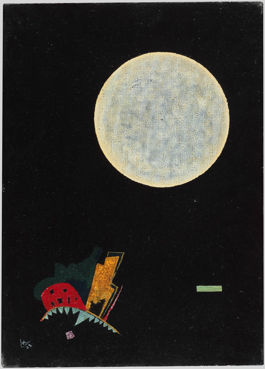 En sirkel A, 1928. av Wassily Kandinsky