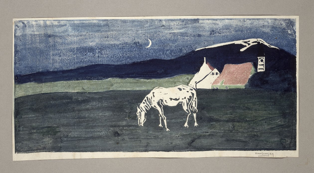 Dusk Dusk, 1904. av Wassily Kandinsky
