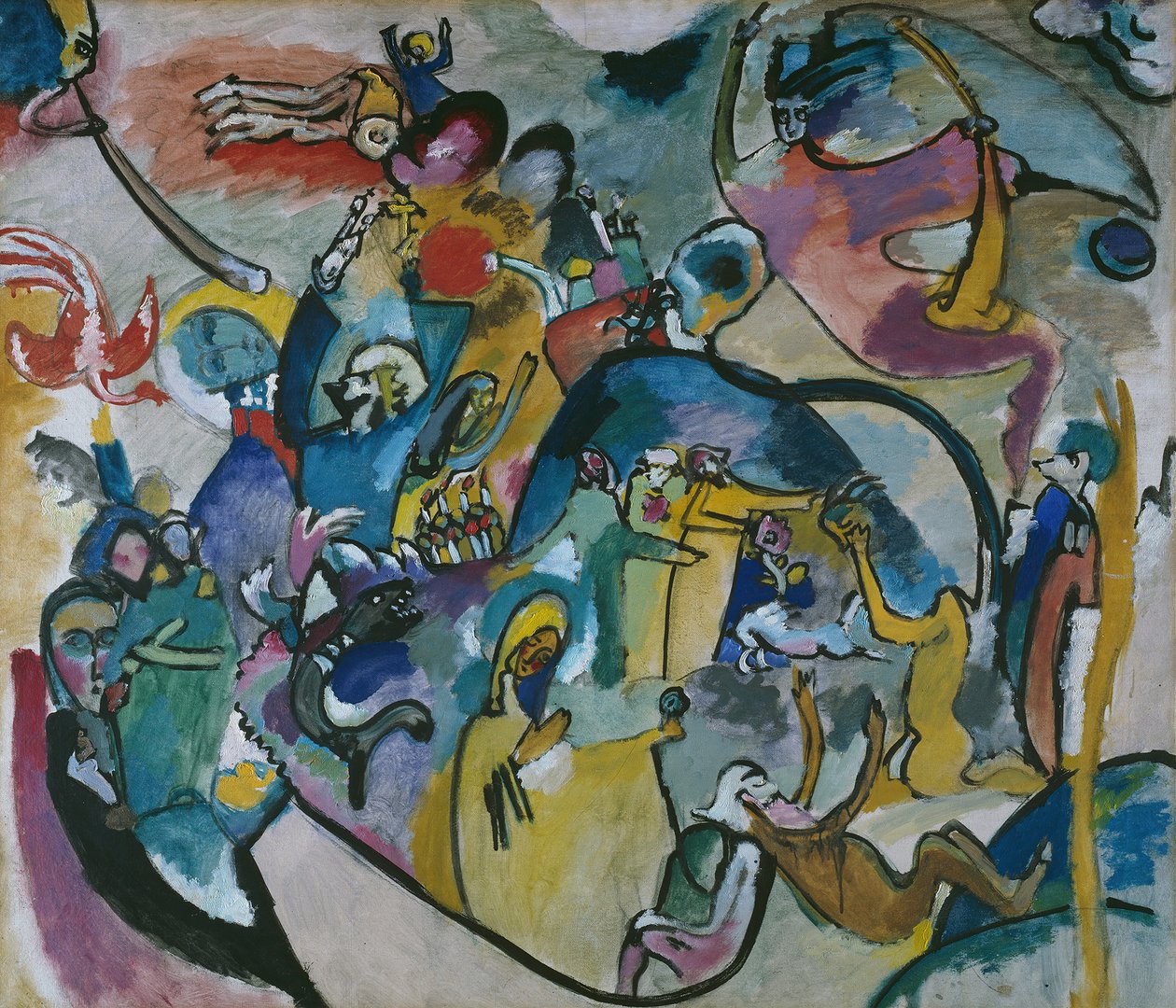Allehelgensdag II, 1911. av Wassily Kandinsky