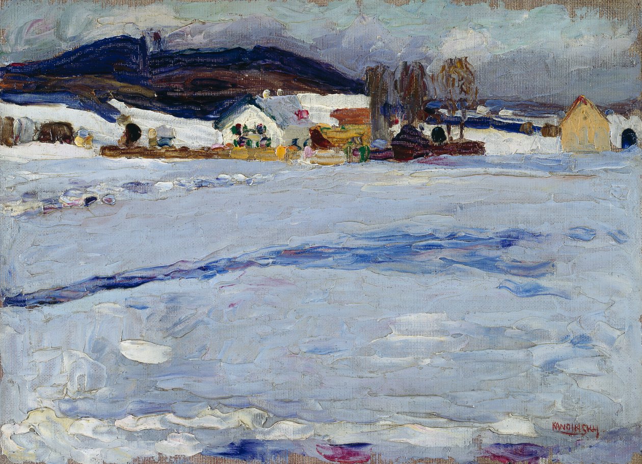 Nær Starnberg – Winter av Wassily Kandinsky