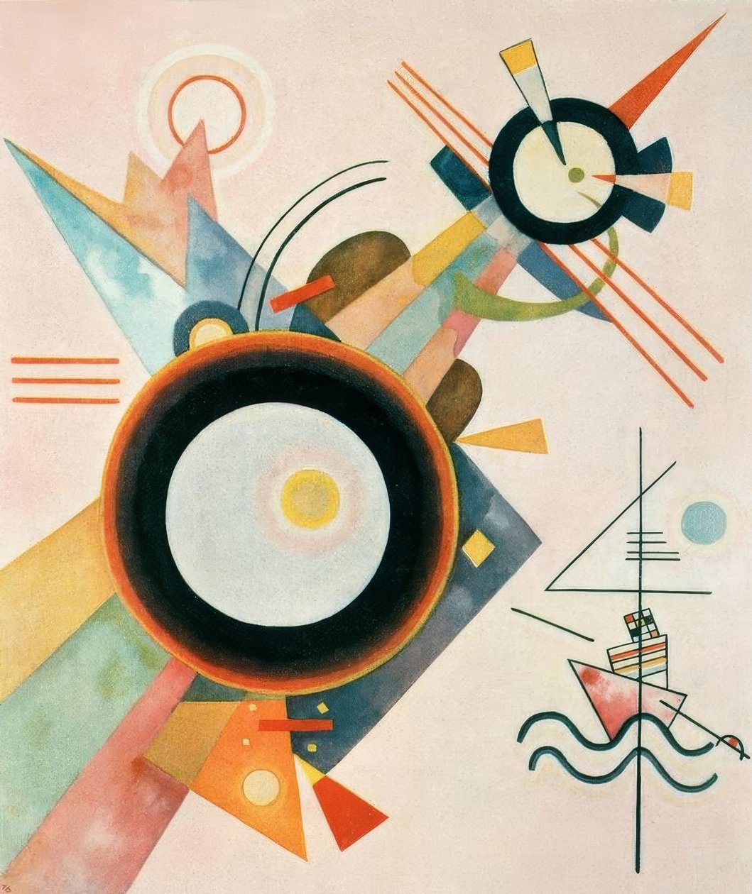 Bilde med pilform av Wassily Kandinsky