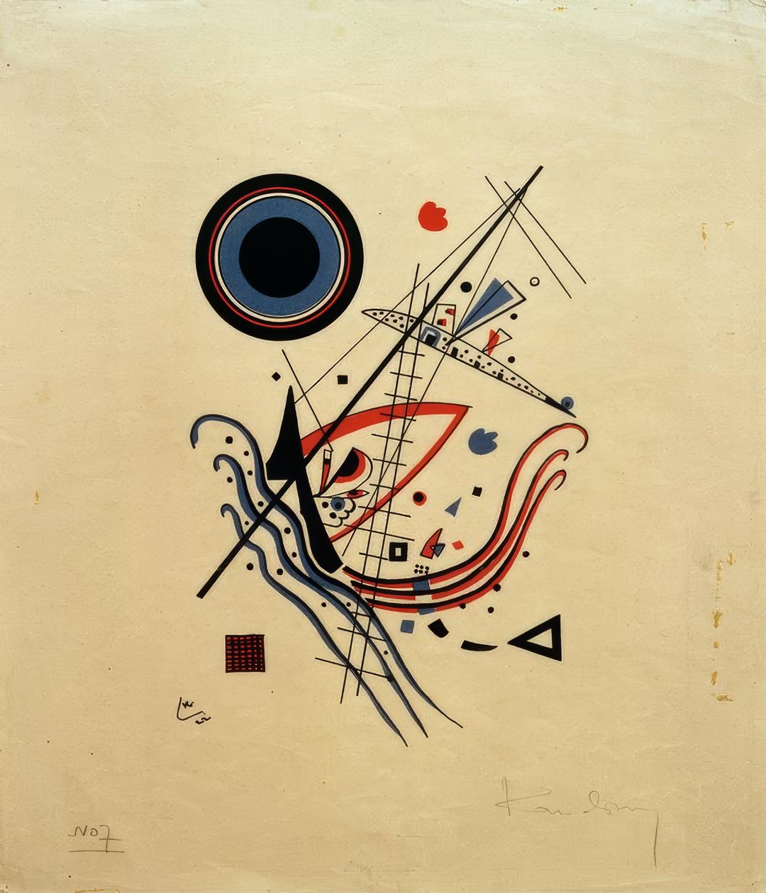 blå av Wassily Kandinsky