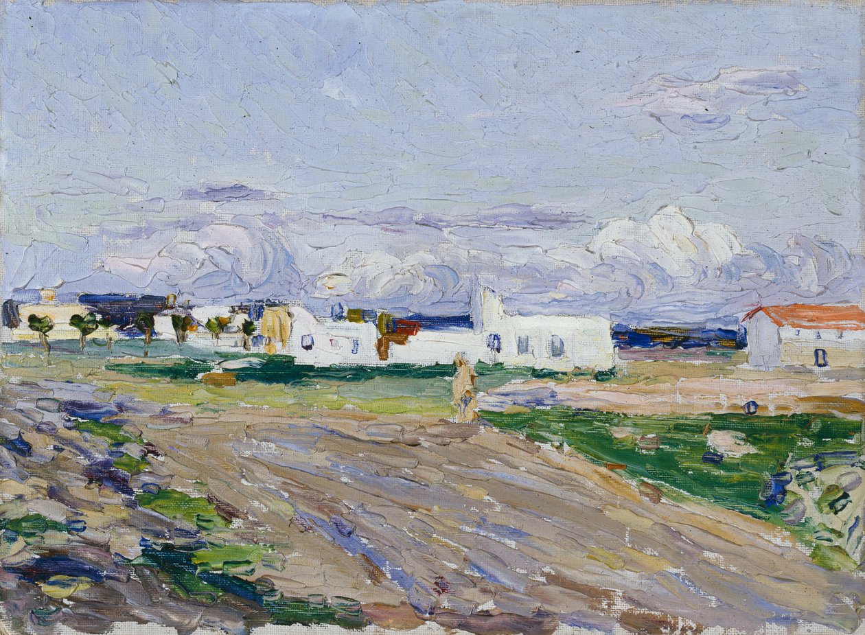Utsikt fra Hotel St Georges, Tunis av Wassily Kandinsky
