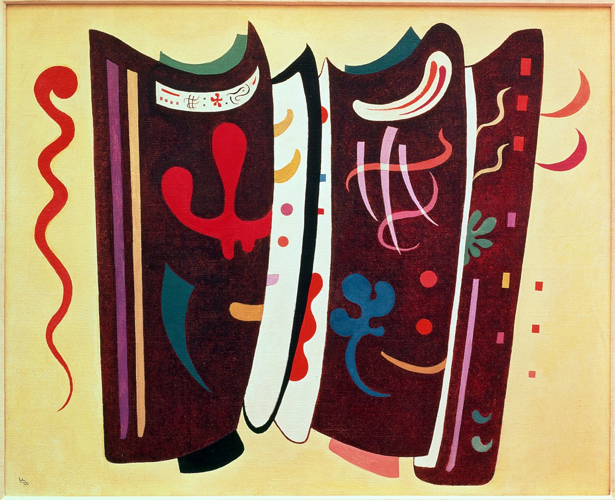 Brun med supplement av Wassily Kandinsky