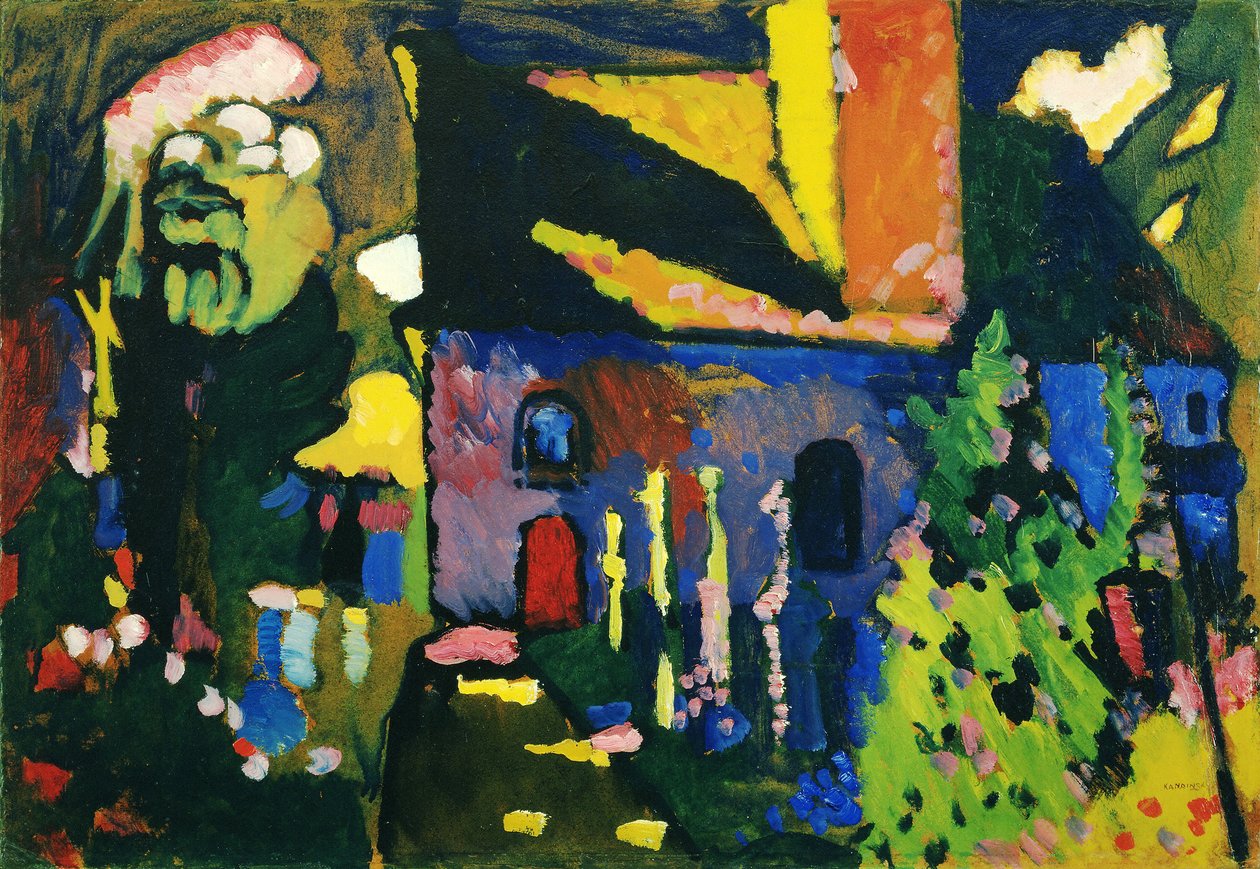 Kirken i Murnau av Wassily Kandinsky