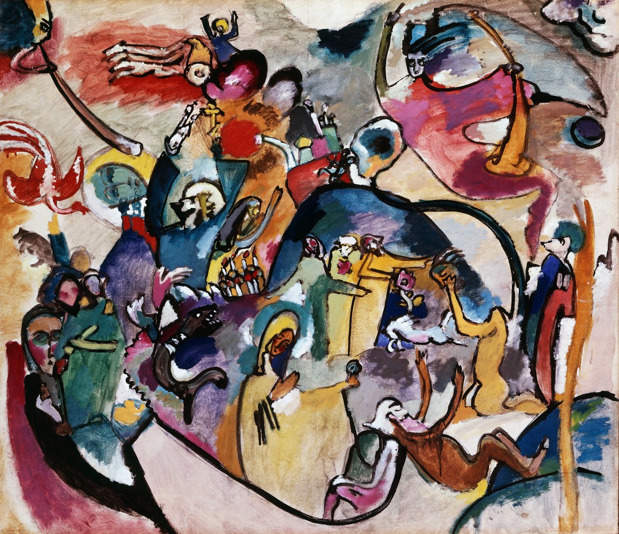 Par i Slottsparken II av Wassily Kandinsky