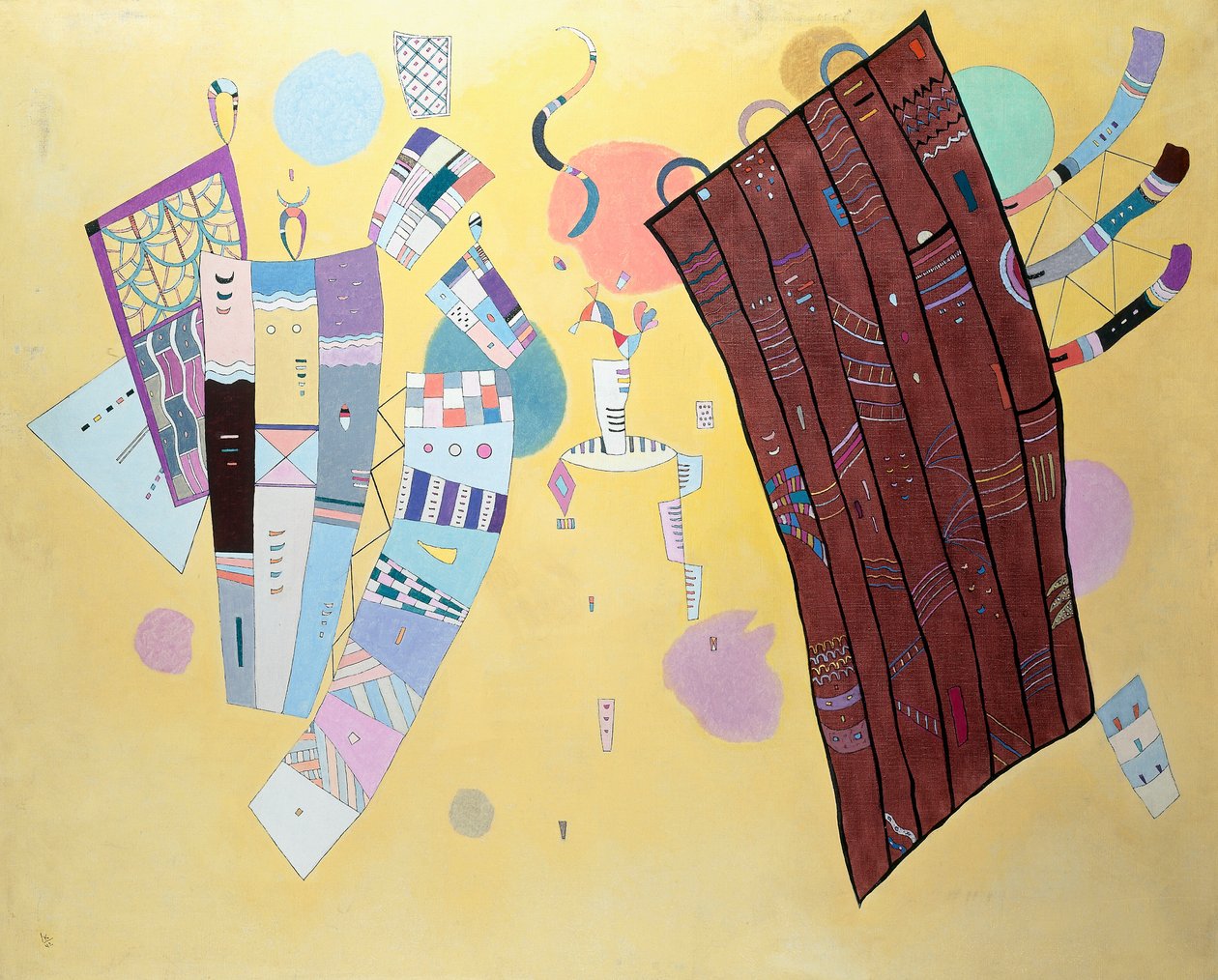 Delikate spenninger av Wassily Kandinsky