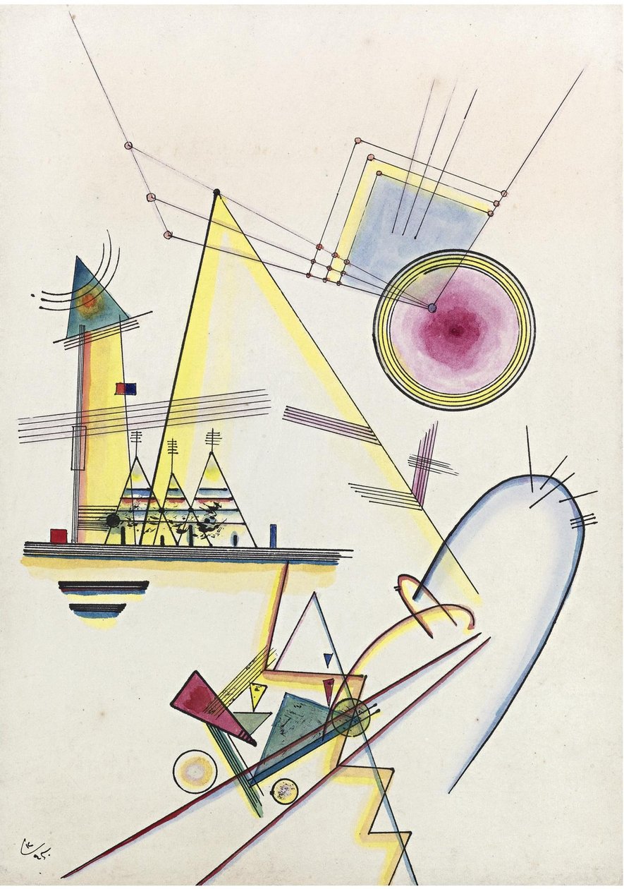 Delikat sjel, 1925 av Wassily Kandinsky